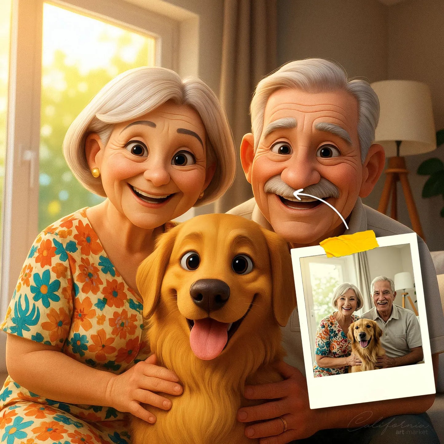 Retrato DIGITAL Personalizado de Tu Mascota – Estilo Animado