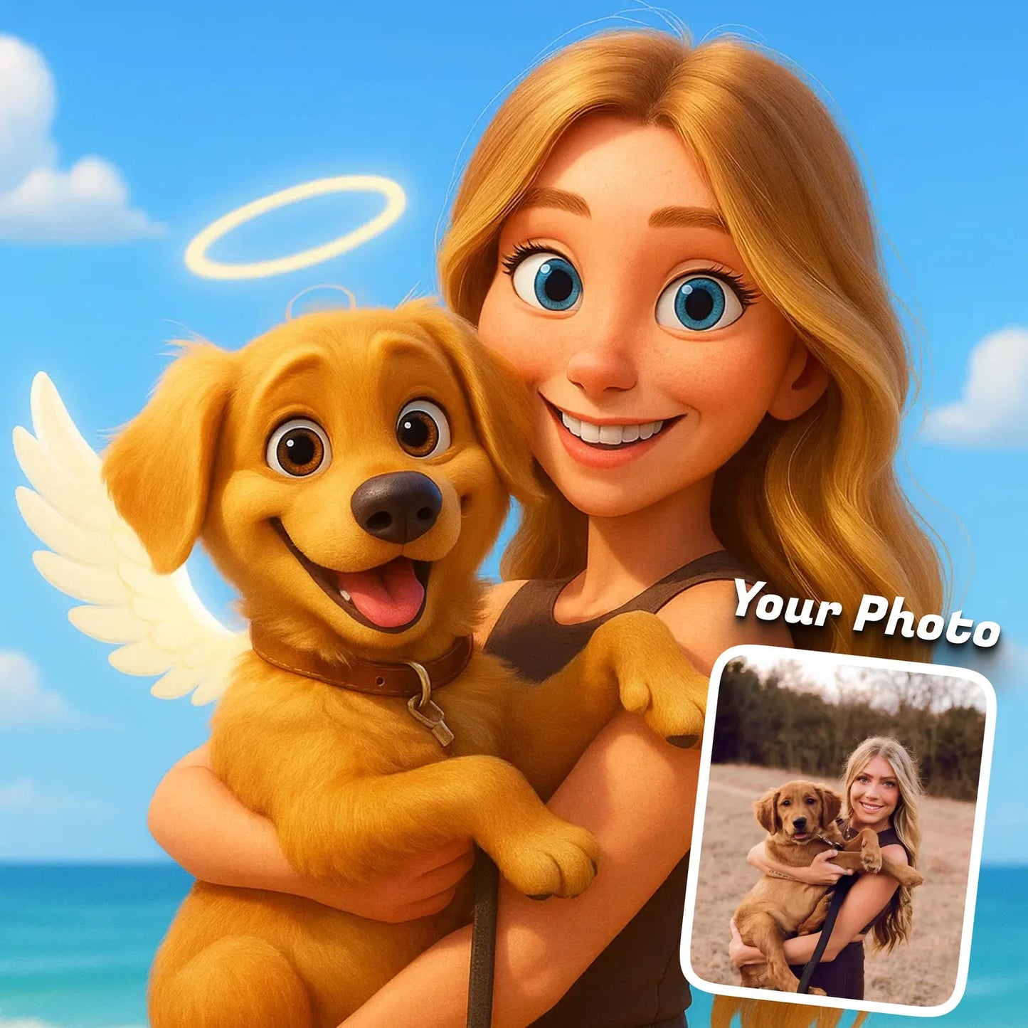 Retrato DIGITAL Personalizado de Tu Mascota – Estilo Animado